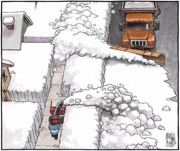 snow plow vs snow blower
