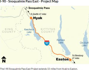 I-90 Snoqualmie Pass construction plans