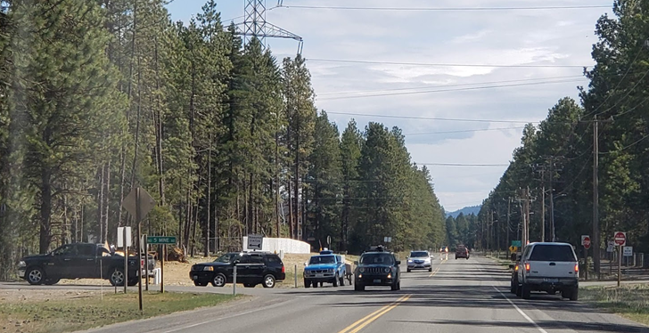 Roslyn Cle Elum dump - transfer station entrance on SR903