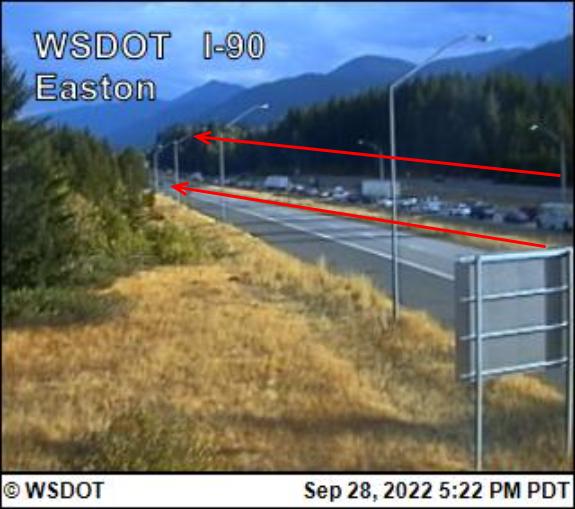 eb i-90 backup construction near easton